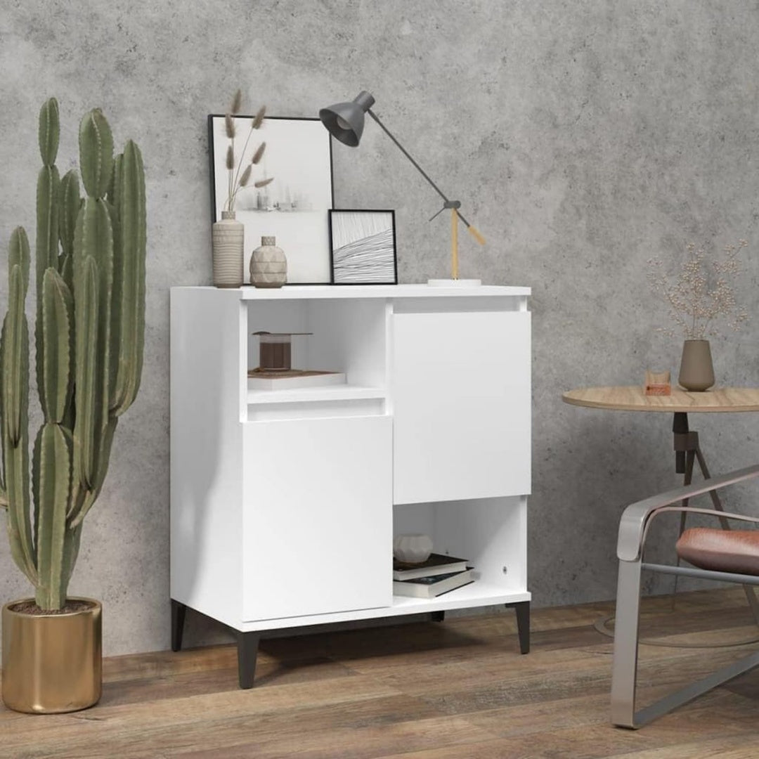 Das Sideboard misst 60 x 35 x 70 cm in Weiss mit den Massen 60 x 35 x 70 cm