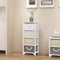 Sideboard aus Holzwerkstoff in Weiss und Mehrfarbig