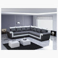 Sofa in Schwarz und Weiss