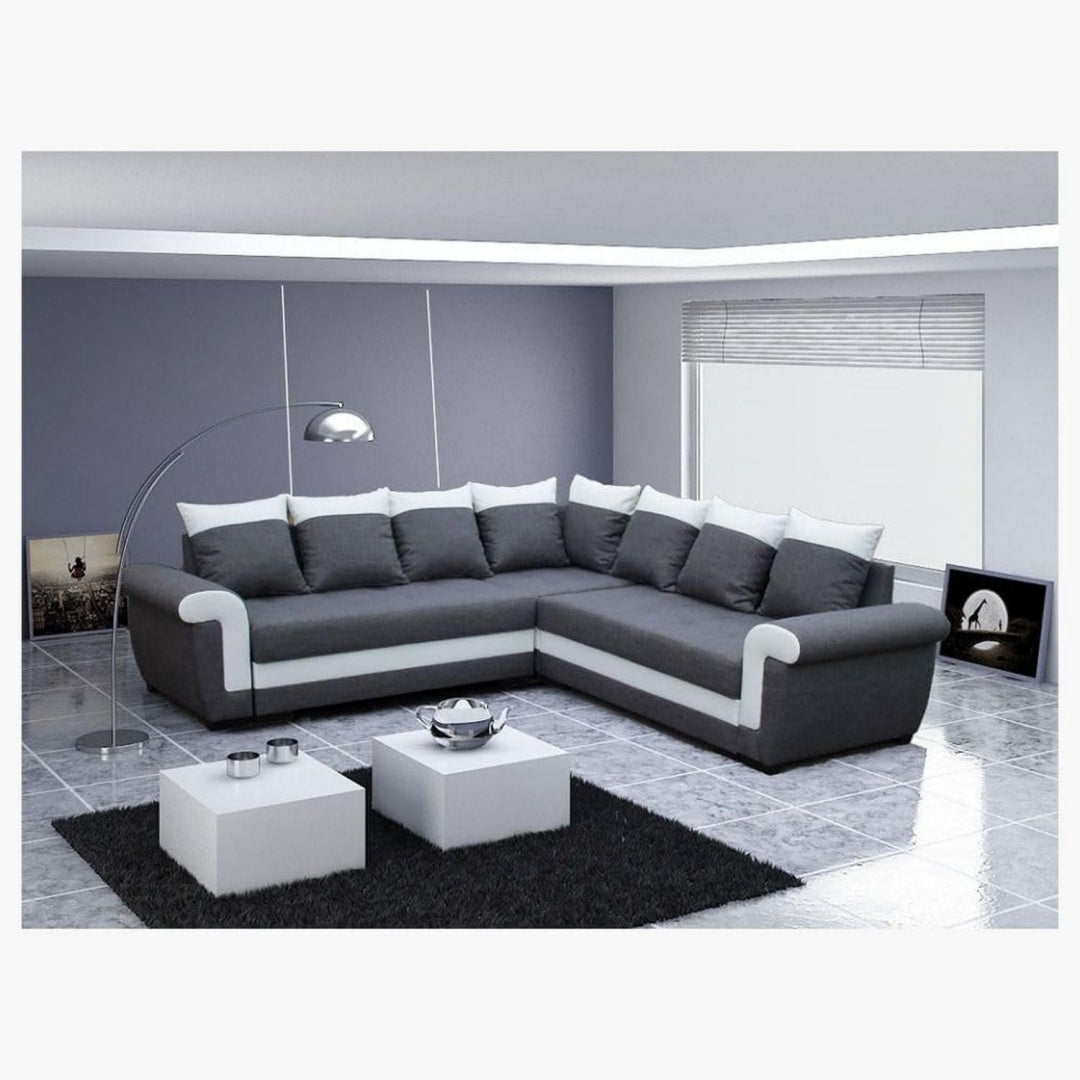 Sofa in Schwarz und Weiss