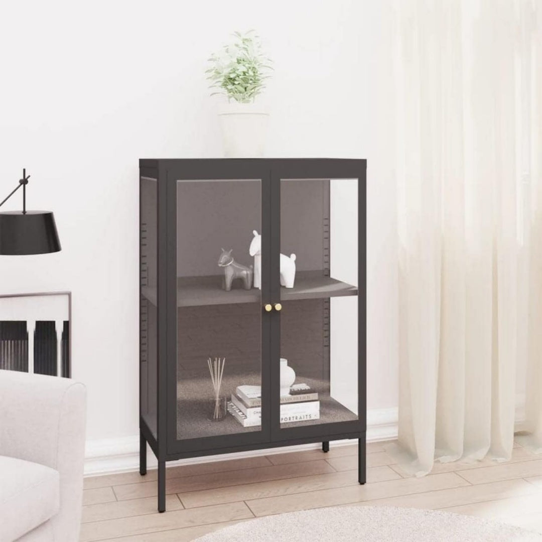 Sideboard mit den Massen 75 x 35 x 105 cm in Anthrazit
