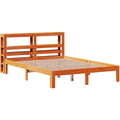 Bettgestell aus Massivholz und Kiefernholz mit einem Lattenrost mit den Massen 140 x 200 cm