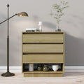 Sideboard mit den Massen 70 x 41 x 75 cm in Eichenbraun aus Holzwerkstoff