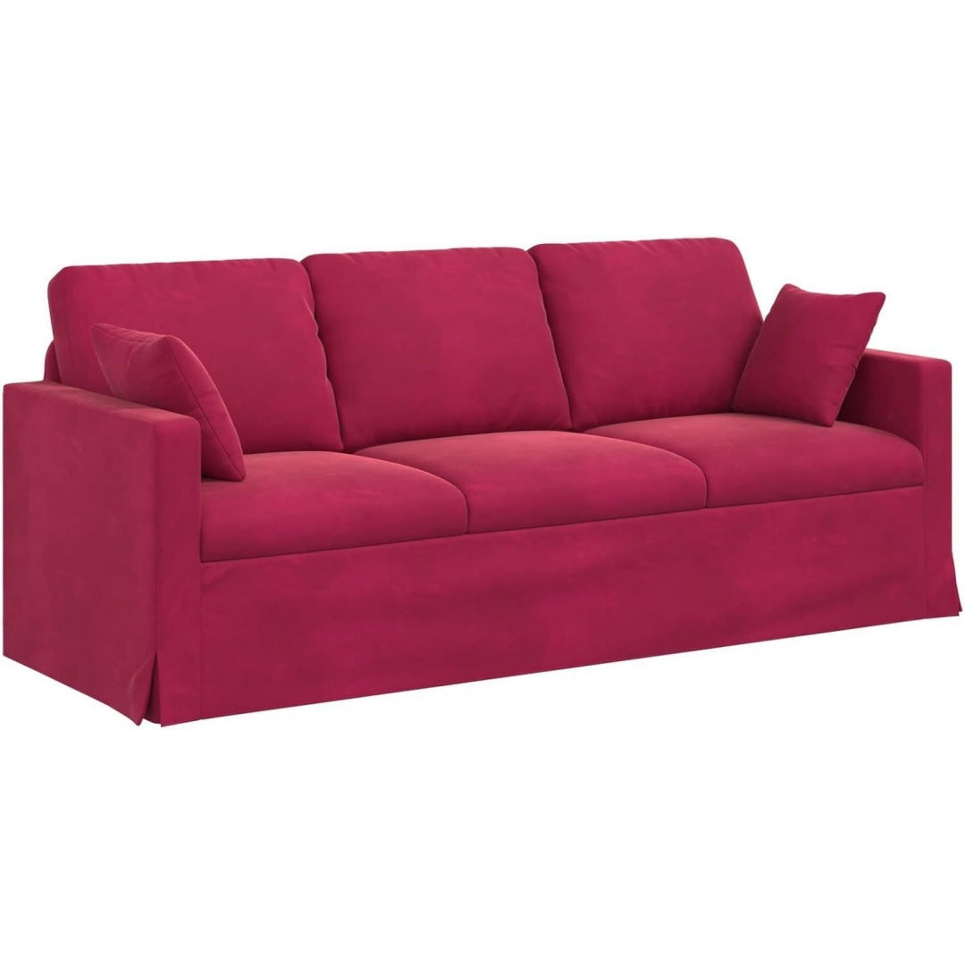 Armlehnen praegen das Sofa in Rot