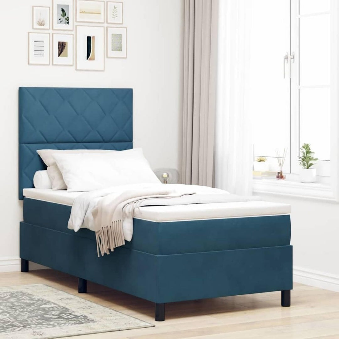 Boxspringbett mit den Massen 90 x 190 cm
