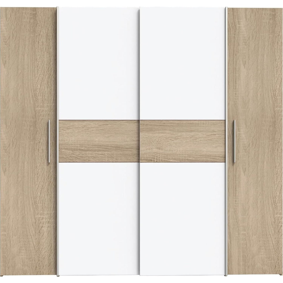 Kleiderschrank aus Holzwerkstoff mit Holzoptik