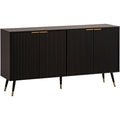 Sideboard mit strukturierten Fronten und geschlossenem Stauraum