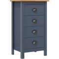 Sideboard aus Massivholz und Kiefernholz in Naturbraun und Grau