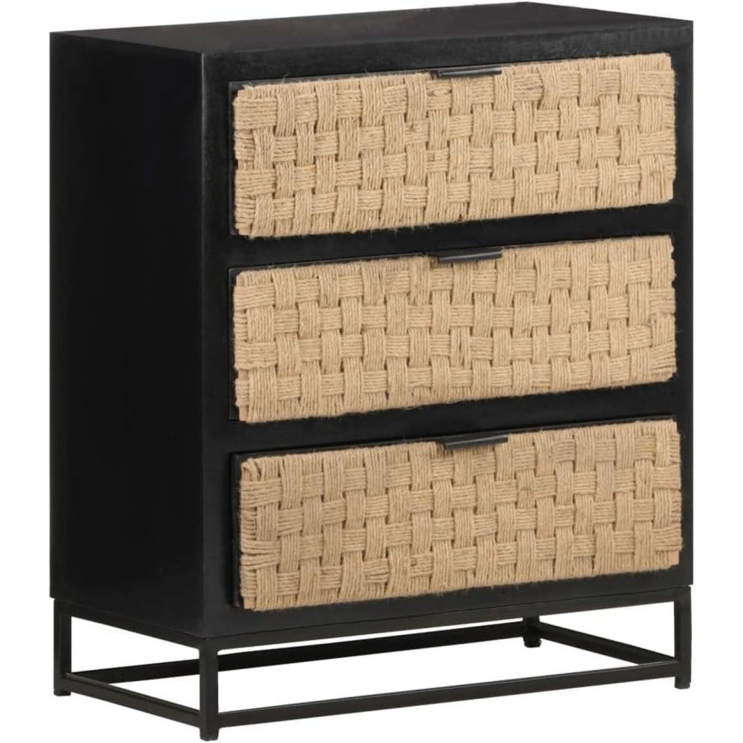 Sideboard mit den Massen 60 x 35 x 70 cm in Naturbraun aus Massivholz