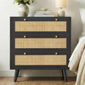 Flechtoptik an dem Sideboard mit den Massen 80 x 40 x 91.5 cm