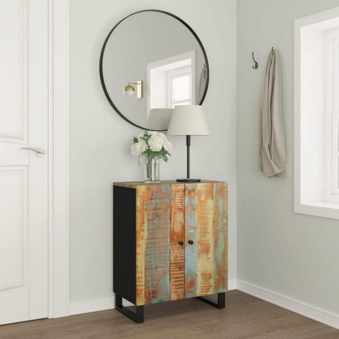 Sideboard mit den Massen 60 x 33 x 75 cm in Schwarz