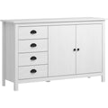 Sideboard aus Massivholz mit geschlossenem Stauraum