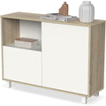 Sideboard mit geschlossenem Stauraum, 2 Tueren und beschichteten Flaechen