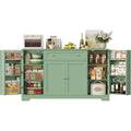 Schubladen praegen das Sideboard in Gruen